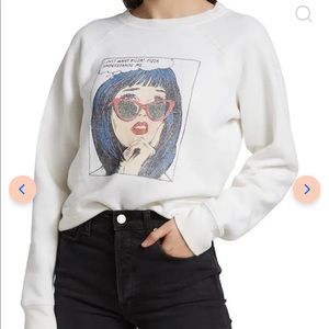 RE/DONE I just want pizza sweatshirt Medium